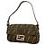 Borsa a secchiello Fendi Zucca Mamma in nylon e canvas Marrone