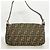 Borsa a secchiello Fendi Zucca Mamma in nylon e canvas Marrone - vista 12