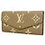 Louis Vuitton Bicolor Long Wallet Grey Cream