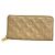 Carteira Zippy Louis Vuitton Monogram Embossed Taupe