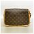 Bolso de hombro Louis Vuitton Monogram Sologne Castaño - vista 12