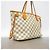 Bolso Tote Louis Vuitton Damier Azur Neverfull PM Blanco - vista 2