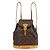 Louis Vuitton Vintage Montsouris Monogram Canvas MM Marron