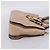 Miu Miu Madras Convertible Lock Leather Small Beige - vista 4