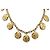 Chanel Vintage Diamond Coco Mademoiselle Long Metal Golden - Ansicht 3