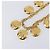 Chanel Vintage Diamond Coco Mademoiselle Long Metal Golden - Ansicht 4