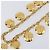 Chanel Vintage Diamond Coco Mademoiselle Long Metal Golden - Ansicht 5