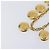 Chanel Vintage Diamond Coco Mademoiselle Long Metal Golden - Ansicht 7