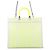 Bolso Tote Fendi Sunshine Medium Blanco Amarillo