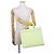 Bolso Tote Fendi Sunshine Medium Blanco Amarillo - vista 4