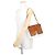 Borsa a tracolla con catena Burberry TB Medium Marrone Bianco - vista 4
