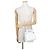 Borsa a mano in pelle Wanda Mini Salvatore Ferragamo Bianco - vista 5