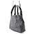 Borsa Balenciaga in pelle e tela grigia Marrone - vista 2