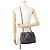 Borsa Balenciaga in pelle e tela grigia Marrone - vista 5