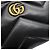 Borsa a tracolla Gucci GG Marmont Small in pelle matelassé Nero - vista 6
