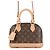 Bolso de mano Louis Vuitton Alma BB Monogram Castaño