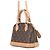 Bolso de mano Louis Vuitton Alma BB Monogram Castaño - vista 2