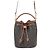 Céline Sac à main Celine Clara Medium Triomphe en cuir de veau Marron