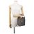 Céline Sac à main Celine Clara Medium Triomphe en cuir de veau Marron - vue 4