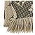 Estola de Lã e Seda Monogram Louis Vuitton Bege - vista 5