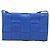 Bottega Veneta Cassette Maxi Intrecciato Leather Small Blu