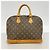 Borsa a mano Louis Vuitton Alma Monogram M51130 Marrone - vista 13