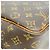Sac à main Louis Vuitton Monogram Deauville Marron - vue 6