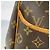 Sac à main Louis Vuitton Monogram Deauville Marron - vue 7