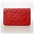 Bolso Bandolera con Cadena Chanel Matelassé Roja - vista 8