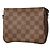 Louis Vuitton Damier Trousse Makeup Bag/Pouch N51982 Ebene Damier ebene