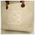 Saco Tote Loewe em lona e couro bege e castanho Marrom - vista 12