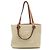 Saco Tote Loewe em lona e couro bege e castanho Marrom - vista 2