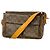 Bolso de hombro Louis Vuitton Monogram Vivacite GM Castaño