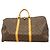 Sac Boston Louis Vuitton Monogram Keepall 50 Marron