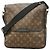 Bolsa de Ombro Louis Vuitton Monogram Macassar Bass MM Marrom