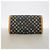 Portafoglio lungo tri-fold Louis Vuitton in Noir Nero - vista 7