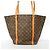 Louis Vuitton Monogram Sac Tote Bag M51108 Marron - vue 10