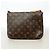 Bolsa de Ombro Louis Vuitton Monogram Musette Tango Marrom - vista 11