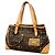 Saco Tote Louis Vuitton Monogram Rivet Marrom