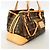 Saco Tote Louis Vuitton Monogram Rivet Marrom - vista 2