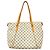 Louis Vuitton Damier Azur Totally MM Tote Bag Weiß