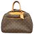Sac à main Louis Vuitton Monogram Deauville Marron