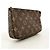 Sac Louis Vuitton Monogram Pochette Accessoires Marron - vue 2