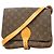 Bolsa de Ombro Louis Vuitton Monogram Cartouchiere GM Marrom