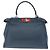 Fendi Peekaboo Mini de piel con volantes Azul - vista 2