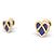 NUOVI ORECCHINI POIRAY L'ATTRAPE COEUR LAPIS LAZULI ORO 18K 1.9GR Blu - vista 2