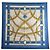 Hermès VINTAGE HERMES MAILLONS 1973 LATHAM CARRE 90 SEIDENTUCH BLAU