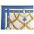 Hermès VINTAGE HERMES MAILLONS 1973 LATHAM CARRE 90 SEIDENTUCH BLAU - Ansicht 2