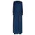 Loro Piana plissiertes Maxi-Kleid aus blauer Seide