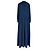 Loro Piana plissiertes Maxi-Kleid aus blauer Seide - Ansicht 4